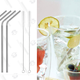 YIHONG Set of 8 Stainless Steel Metal Straws | $6 | Amazon | Clip the $2 coupon